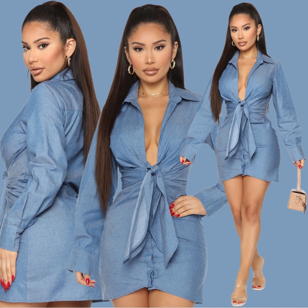 All Good With You MiniDress | Medium Wash